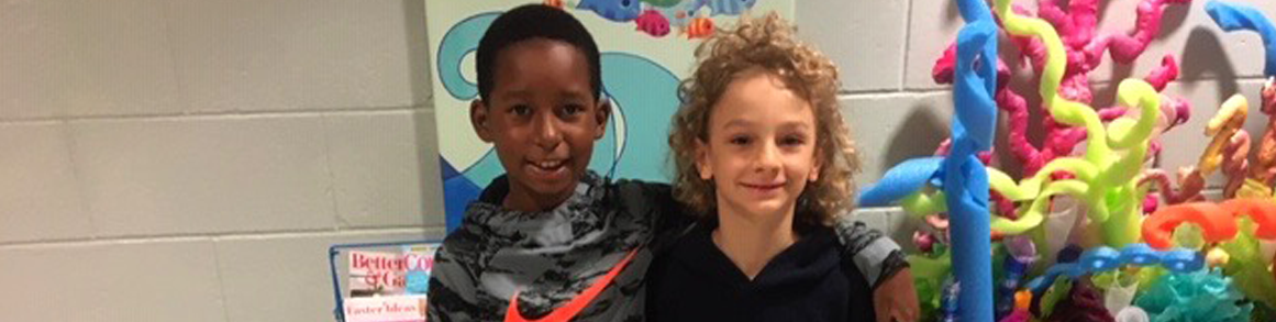 two Barlow Elementary students